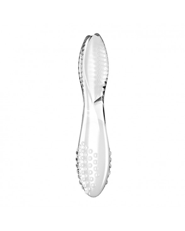 Двосторонній скляний ділдо Satisfyer Dazzling Crystal 2 Transparent - 1