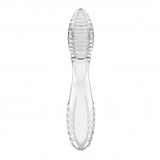 Двосторонній скляний ділдо Satisfyer Dazzling Crystal 2 Transparent
