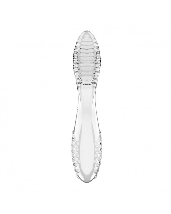 Двосторонній скляний ділдо Satisfyer Dazzling Crystal 2 Transparent