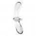 Стеклянный делдо Satisfyer Double Crystal (Transparent) - 3