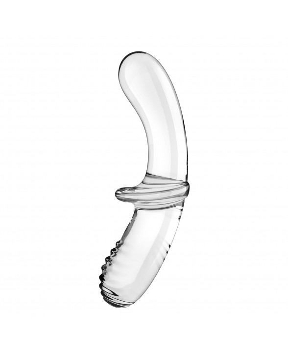 Стеклянный делдо Satisfyer Double Crystal (Transparent) - 2