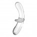 Стеклянный делдо Satisfyer Double Crystal (Transparent) - 2