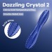 Двусторонний стеклянный дилдо Satisfyer Dazzling Crystal 2 Blue - 5