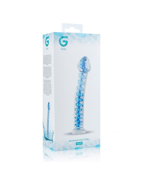 Стеклянный дилдо Gildo Glass Dildo No. 4, для точки G и простаты - 3