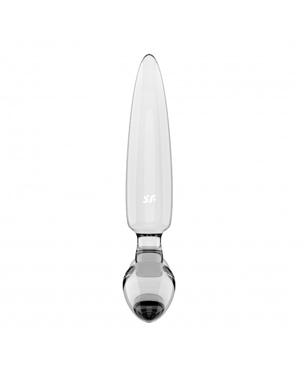 Трехсторонний стеклянный дилдо Satisfyer Triple Crystal 1 Transparent - 2