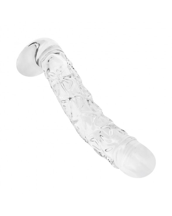 Стеклянный фаллоимитатор Gildo Textured Glass Dildo No. 36 - 6