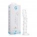 Стеклянный фаллоимитатор Gildo Textured Glass Dildo No. 36 - 9