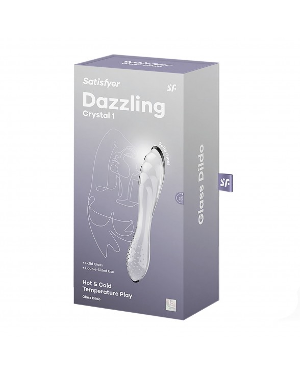 Скляний ділдо Satisfyer Dazzling Crystal 1 (Transparent) - 4
