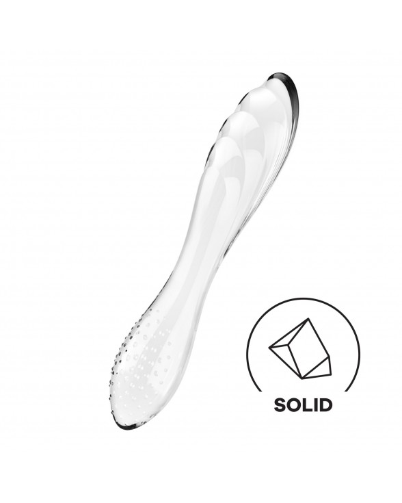 Скляний ділдо Satisfyer Dazzling Crystal 1 (Transparent)