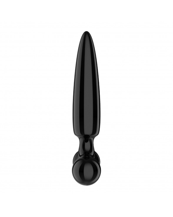 Трехсторонний стеклянный дилдо Satisfyer Triple Crystal 1 Black - 3