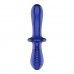 Скляний ділдо Satisfyer Double Crystal (light blue) - 1