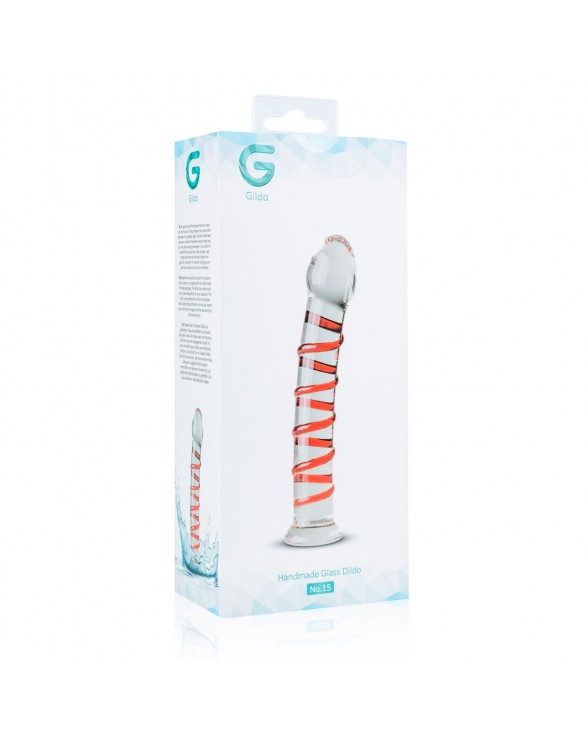 Стеклянный дилдо Gildo Glass Dildo No.15 - 4