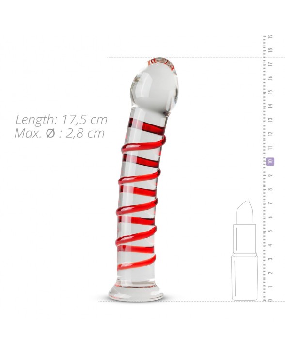 Стеклянный дилдо Gildo Glass Dildo No.15 - 3