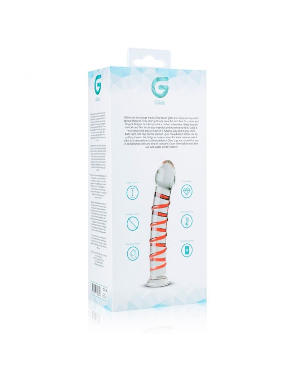 Стеклянный дилдо Gildo Glass Dildo No.15 - 5