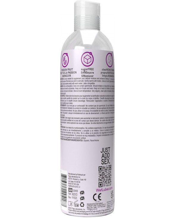 Согревающий лубрикант на водной основе Wet Warming Passion Fruit 4 in 1 (118 мл) - 1