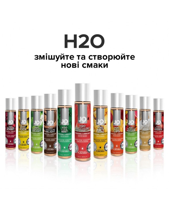 Смазка на водной основе System JO H2O - Watermelon (30 мл) - 4