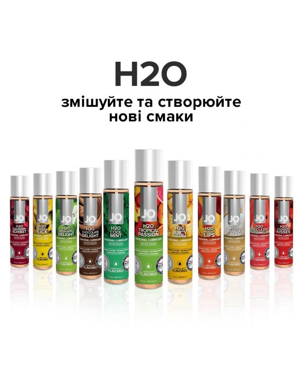 Смазка на водной основе System JO H2O – Tropical Passion (30 мл) - 4