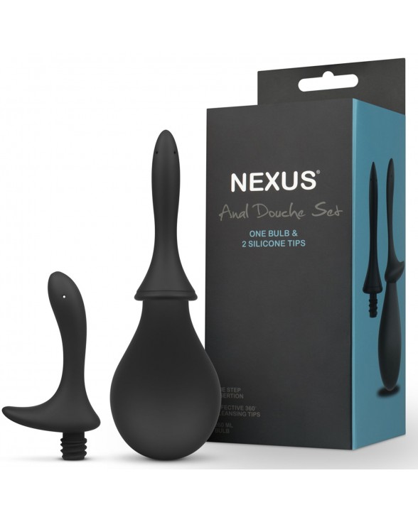 Анальний душ із двома насадками Nexus ANAL DOUCHE SET 260 ml - 5