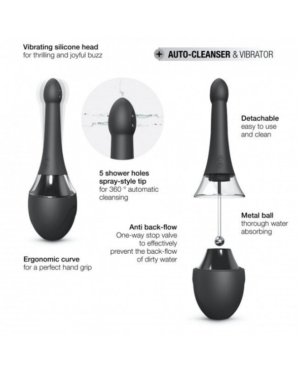 Автоматичний анальний душ-вібратор Dorcel Douche Mate Pro - 3