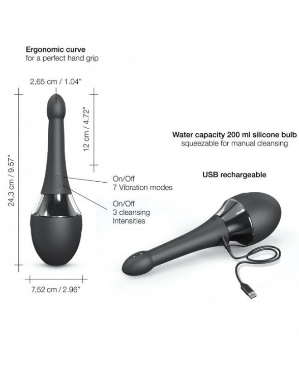 Автоматичний анальний душ-вібратор Dorcel Douche Mate Pro - 4