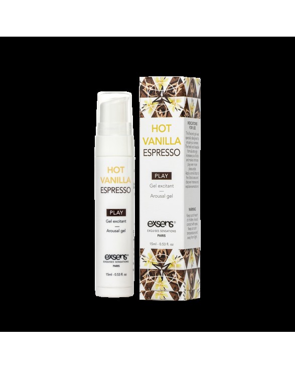 Стимулюючий гель EXSENS Kissable Hot Vanilla Espresso 15мл