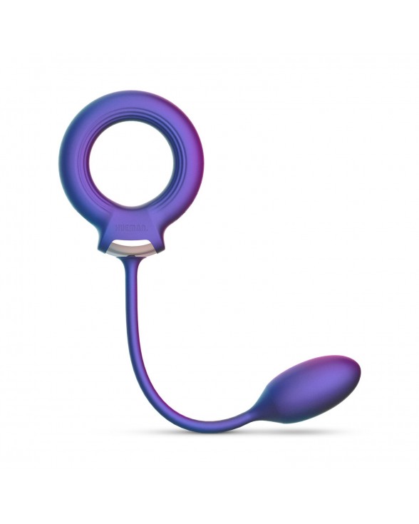 Ерекційне віброкільце з віброяйцем Hueman - Eclipse Anal Vibrator - 1