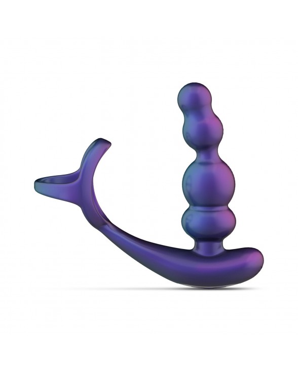 Анальний вібратор з ерекційним кільцем Hueman - Stellar Force Anal Beads with Cockring - 1
