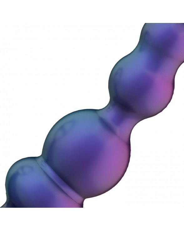 Анальний вібратор з ерекційним кільцем Hueman - Stellar Force Anal Beads with Cockring - 5