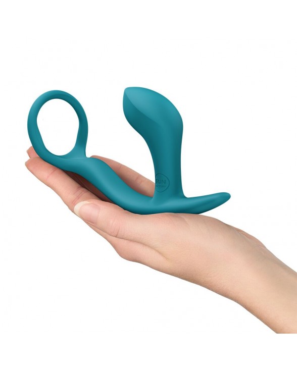 Анальна пробка з ерекційним кільцем Fun Factory BOOTIE RING Bottle Green - 4