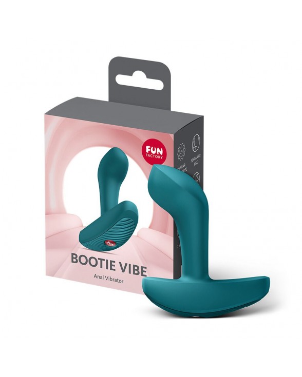 Анальна пробка з вібро Fun Factory Bootie Vibe Bottle Green - 7