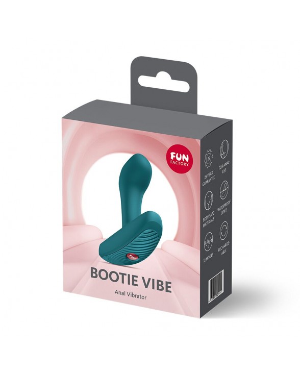 Анальна пробка з вібро Fun Factory Bootie Vibe Bottle Green - 8