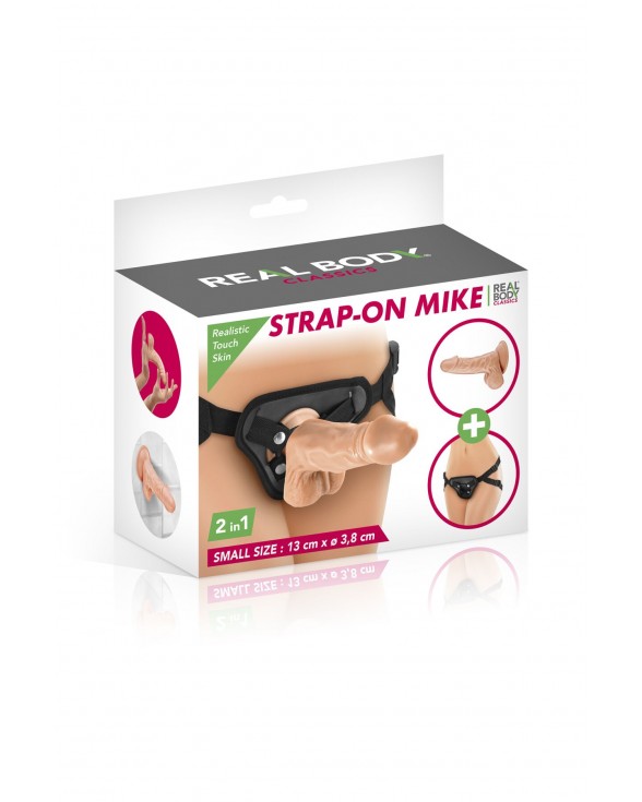 Жіночий страпон-трусики 2в1 Real Body — Mike - 2