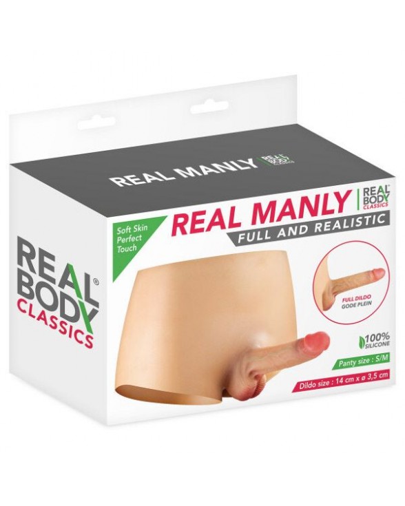 Страпон реалістичний Real Body — Real Manly full and realistic S/M - 4
