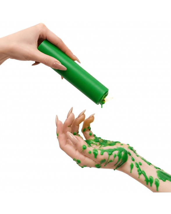 Свеча для WaxPlay Feral Feelings classic 15 см Green - 2