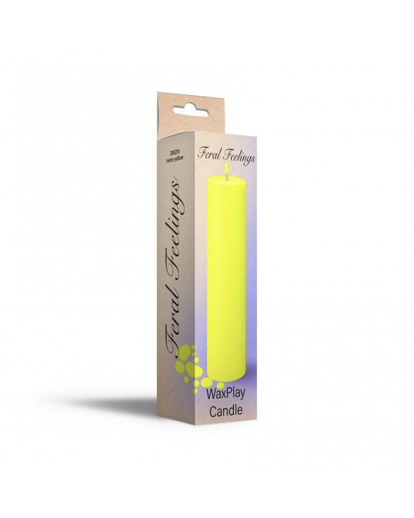 Свеча для WaxPlay Feral Feelings UV-neon 15 см Neon Yellow - 1