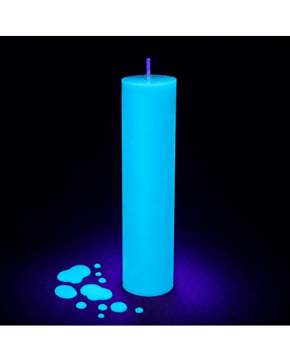 Свеча для WaxPlay Feral Feelings UV-neon 15 см Neon Blue - 2