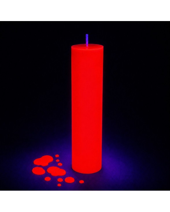 Свеча для WaxPlay Feral Feelings UV-neon 15 см Neon Red - 2