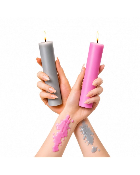 Свічка для WaxPlay Feral Feelings soft 15 см Light Pink - 2