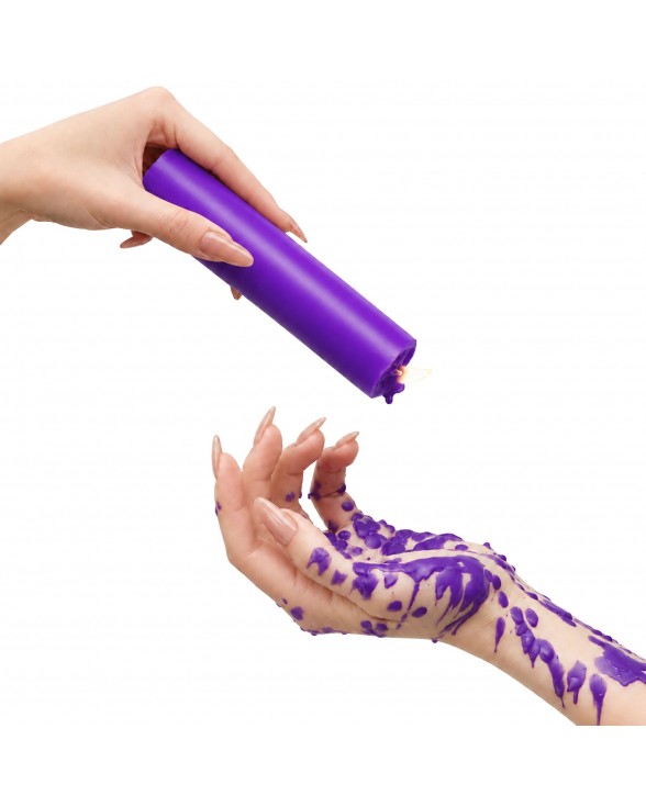 Свеча для WaxPlay Feral Feelings classic 15 см Purple - 2
