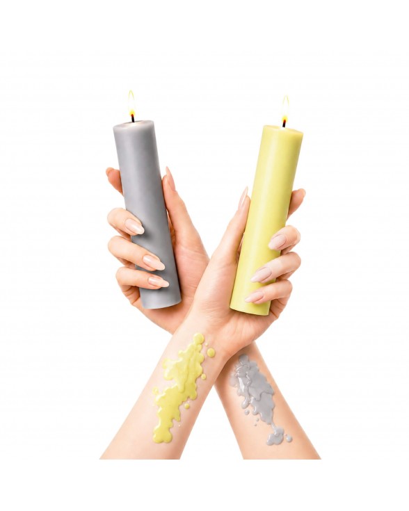 Свічка для WaxPlay Feral Feelings soft 15 см Light Yellow - 2