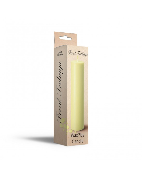 Свічка для WaxPlay Feral Feelings soft 15 см Light Yellow - 1