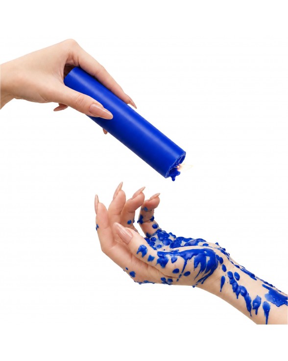 Свічка для WaxPlay Feral Feelings classic 15 см Blue - 2