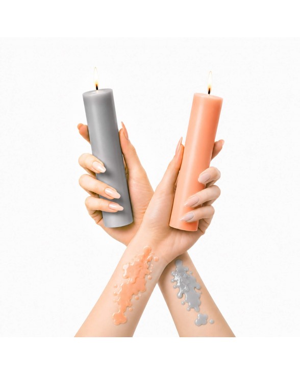 Свеча для WaxPlay Feral Feelings soft 15 см Light Orange - 2