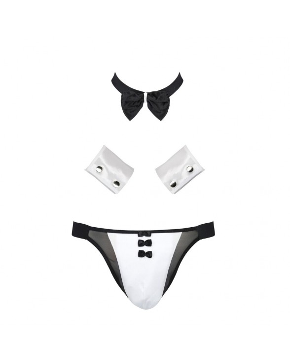 Комплект еротичної чоловічої білизни Passion 036 Alfred S/M Black - 4