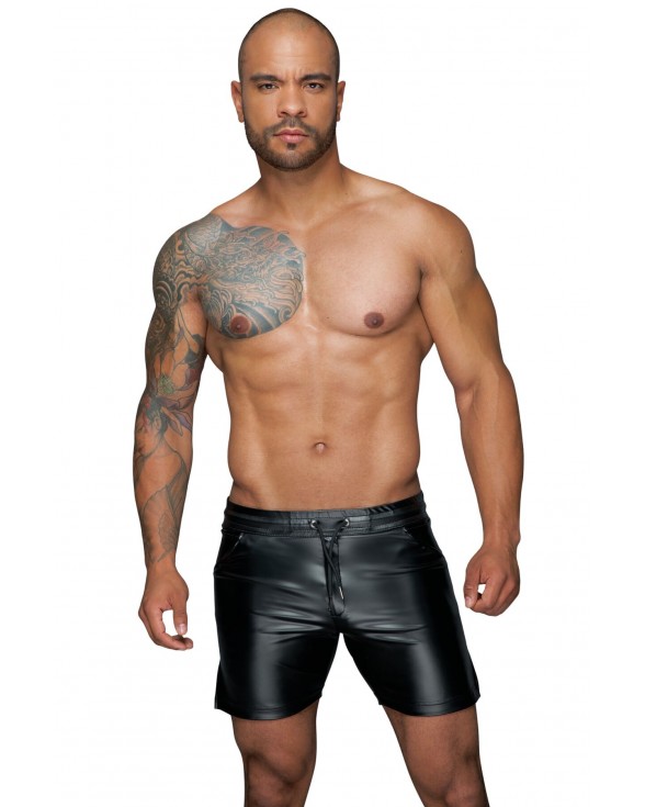 Чоловічі шорти Noir Handmade H061 Powerwetlook shorts - XXL