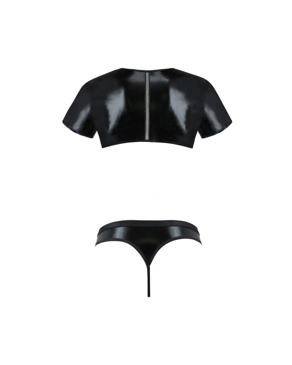 Комплект чоловічої білизни під латекс Passion 057 Set Peter L/XL Black - 5