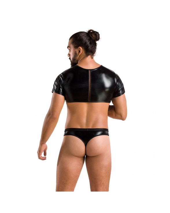 Комплект чоловічої білизни під латекс Passion 057 Set Peter L/XL Black - 3