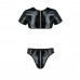 Комплект чоловічої білизни під латекс Passion 057 Set Peter L/XL Black - 4