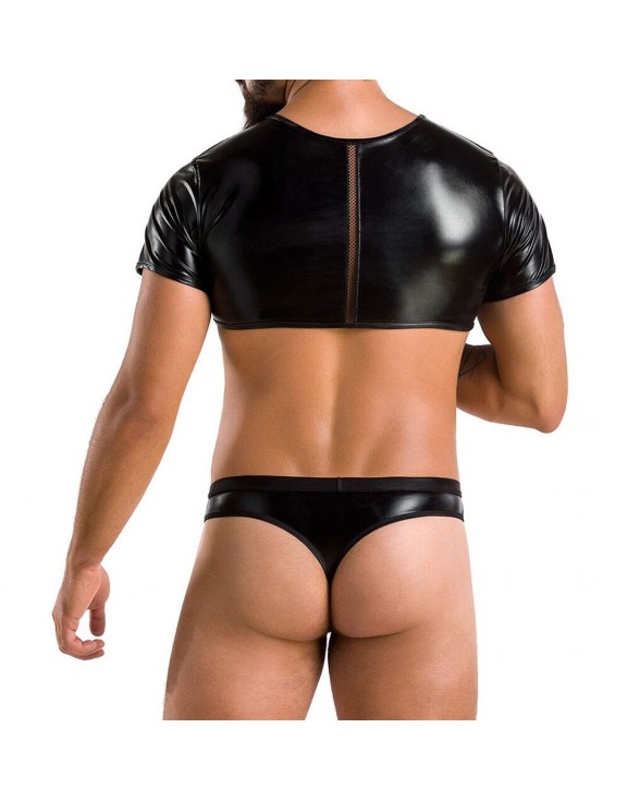 Комплект чоловічої білизни під латекс Passion 057 Set Peter L/XL Black - 1