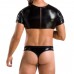 Комплект чоловічої білизни під латекс Passion 057 Set Peter L/XL Black - 1